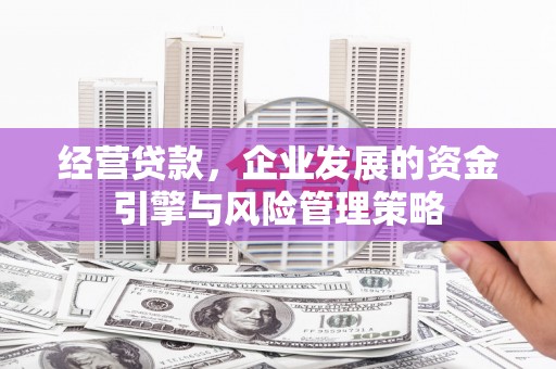 松北经营贷款，企业发展的资金引擎与风险管理策略