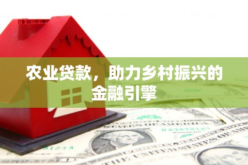 松北农业贷款，助力乡村振兴的金融引擎