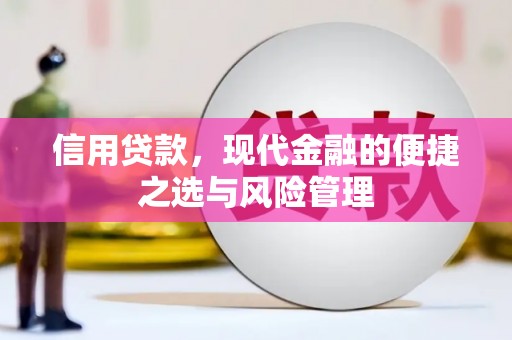 松北信用贷款，现代金融的便捷之选与风险管理