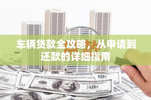 松北车辆贷款全攻略，从申请到还款的详细指南