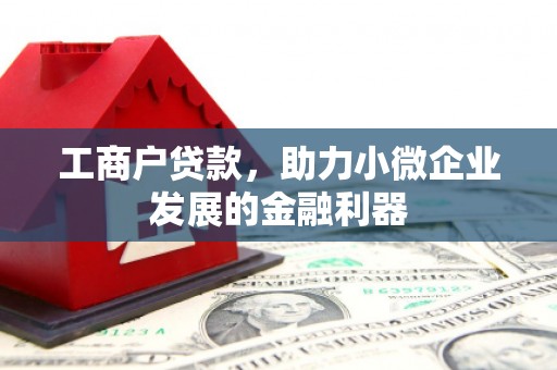 松北工商户贷款，助力小微企业发展的金融利器