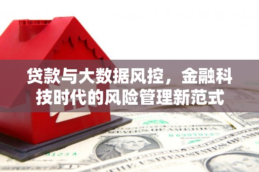 松北贷款与大数据风控，金融科技时代的风险管理新范式