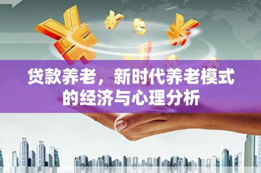 松北贷款养老，新时代养老模式的经济与心理分析