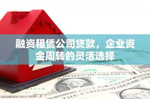 松北融资租赁公司贷款，企业资金周转的灵活选择