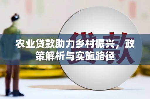 松北农业贷款助力乡村振兴，政策解析与实施路径