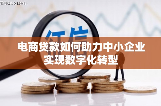 松北电商贷款如何助力中小企业实现数字化转型