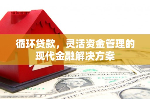 松北循环贷款，灵活资金管理的现代金融解决方案