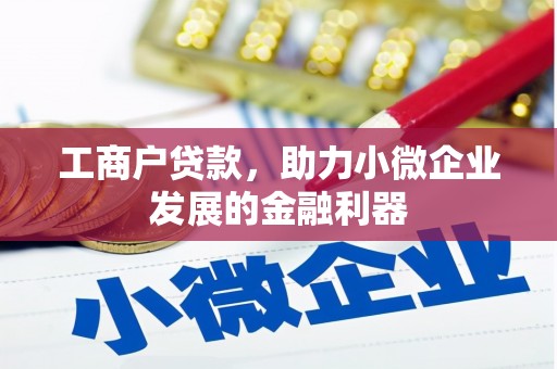 松北工商户贷款，助力小微企业发展的金融利器