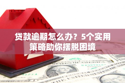 松北贷款逾期怎么办？5个实用策略助你摆脱困境
