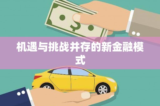 松北机遇与挑战并存的新金融模式