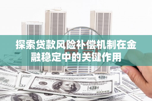 松北探索贷款风险补偿机制在金融稳定中的关键作用