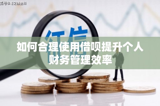 松北如何合理使用借呗提升个人财务管理效率