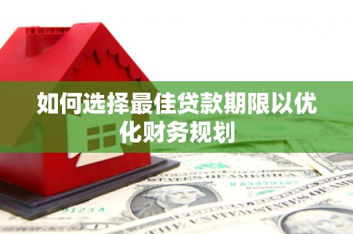 松北如何选择最佳贷款期限以优化财务规划