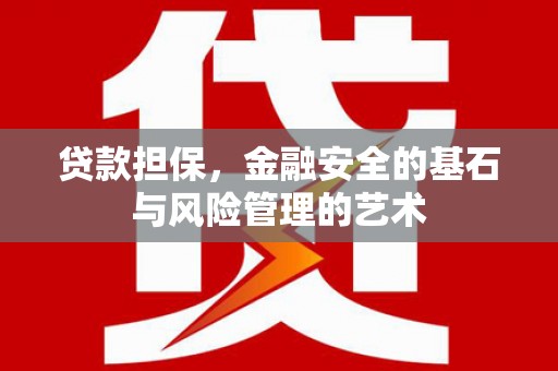 松北贷款担保，金融安全的基石与风险管理的艺术