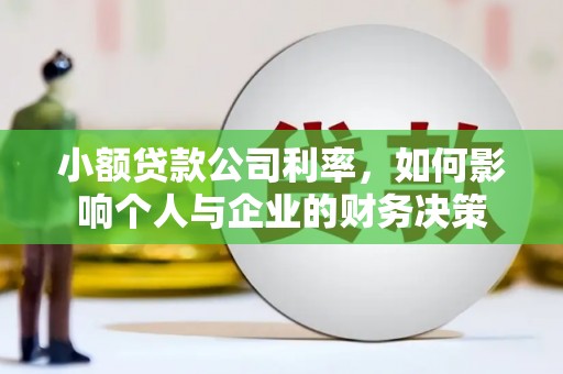 松北小额贷款公司利率，如何影响个人与企业的财务决策
