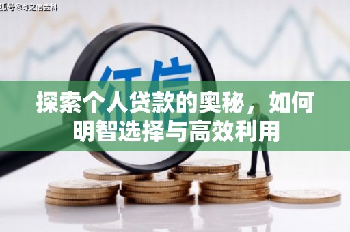松北探索个人贷款的奥秘，如何明智选择与高效利用