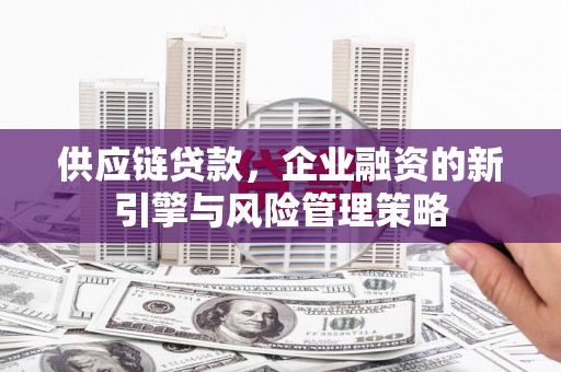 松北供应链贷款，企业融资的新引擎与风险管理策略