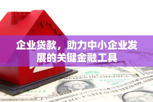 松北企业贷款，助力中小企业发展的关键金融工具