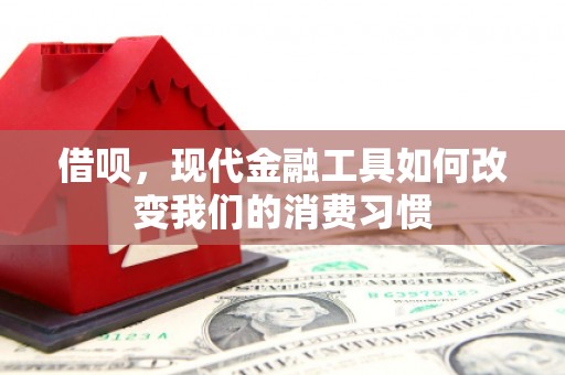 松北借呗，现代金融工具如何改变我们的消费习惯