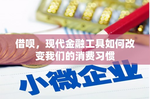 松北借呗，现代金融工具如何改变我们的消费习惯
