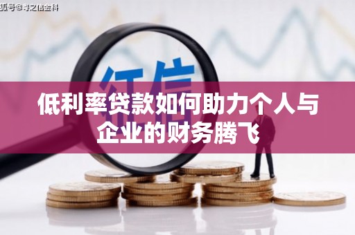 松北低利率贷款如何助力个人与企业的财务腾飞