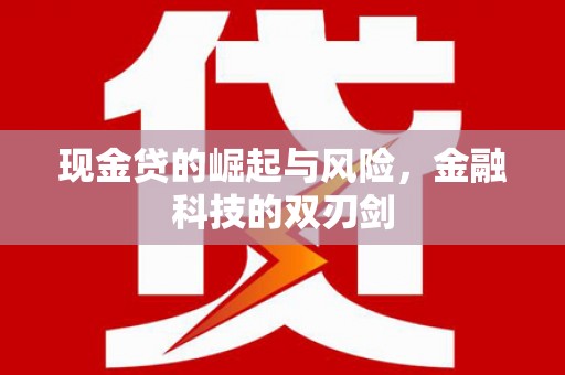 松北现金贷的崛起与风险，金融科技的双刃剑