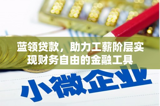 松北蓝领贷款，助力工薪阶层实现财务自由的金融工具
