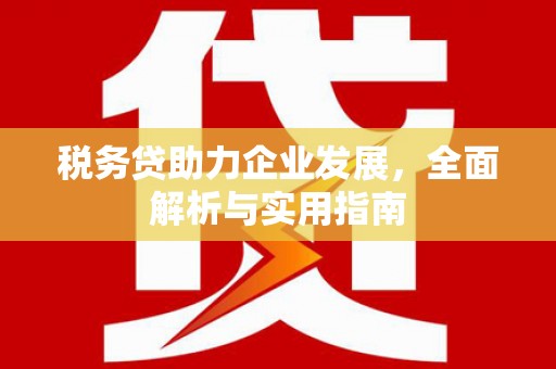 松北税务贷助力企业发展，全面解析与实用指南