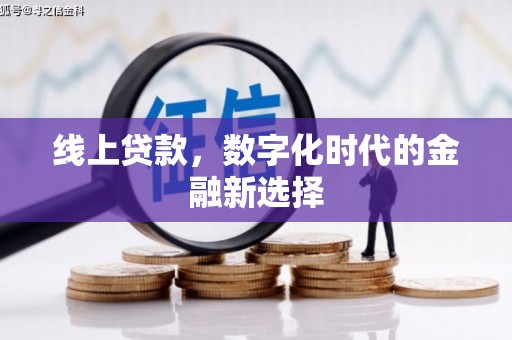松北线上贷款，数字化时代的金融新选择
