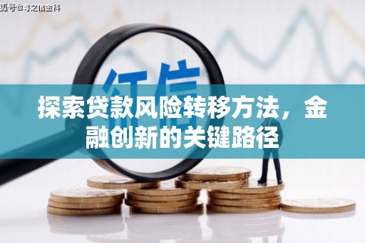 松北探索贷款风险转移方法，金融创新的关键路径