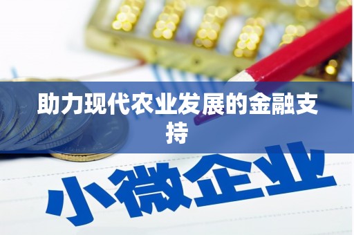 松北助力现代农业发展的金融支持