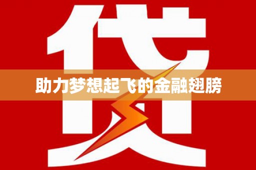 松北助力梦想起飞的金融翅膀
