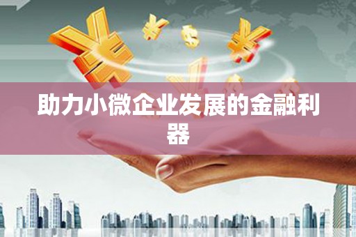 松北助力小微企业发展的金融利器