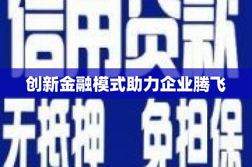 松北创新金融模式助力企业腾飞