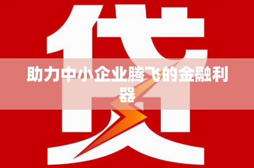 松北助力中小企业腾飞的金融利器