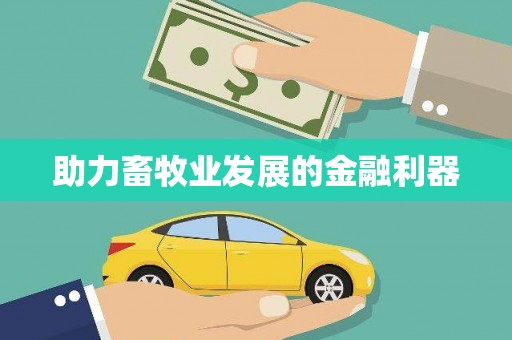松北助力畜牧业发展的金融利器