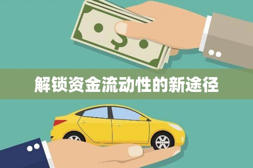 松北解锁资金流动性的新途径